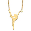 Sterling Silver/Gold-plated Personalized Dancer Necklace