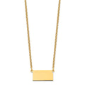 Sterling Silver/Gold-plated Kansas State Necklace