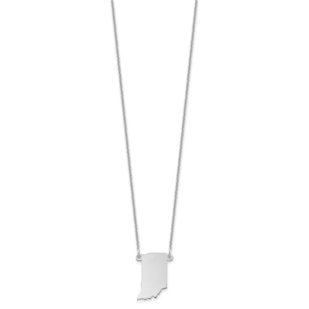 14KW Indiana State Necklace