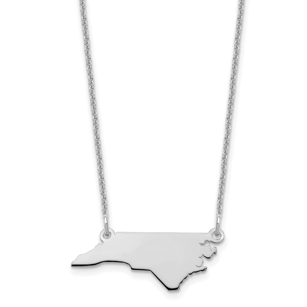 14KW North Carolina State Necklace