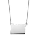 14KW Oregon State Necklace