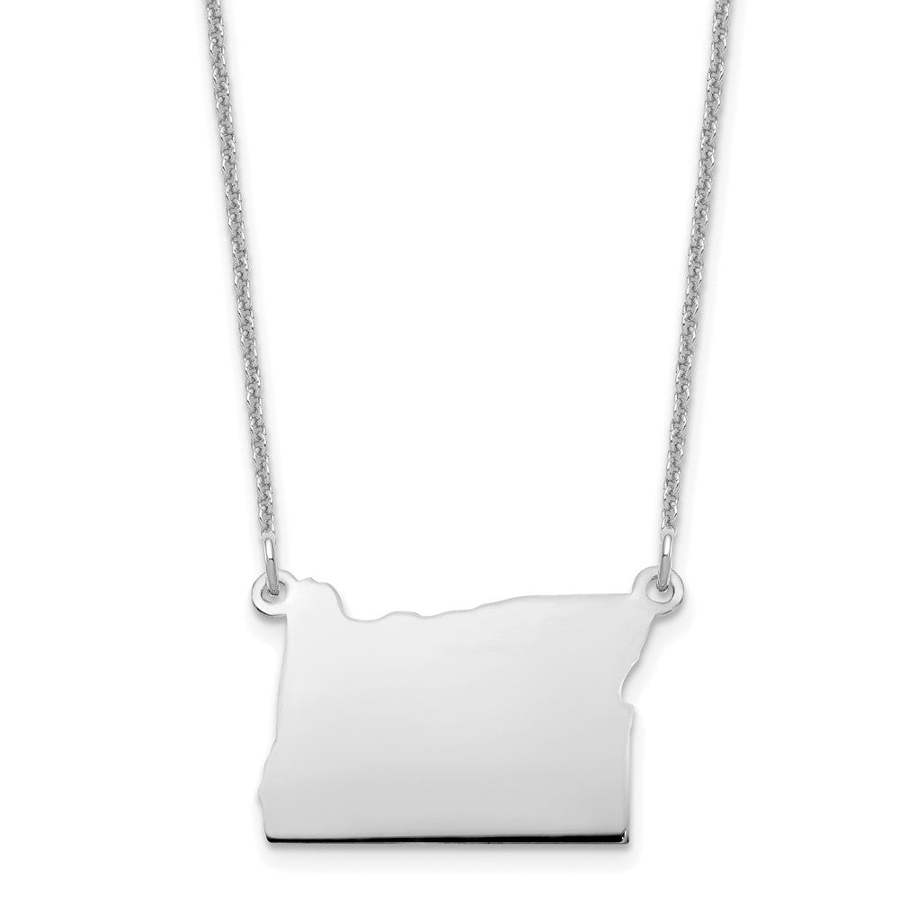14KW Oregon State Necklace