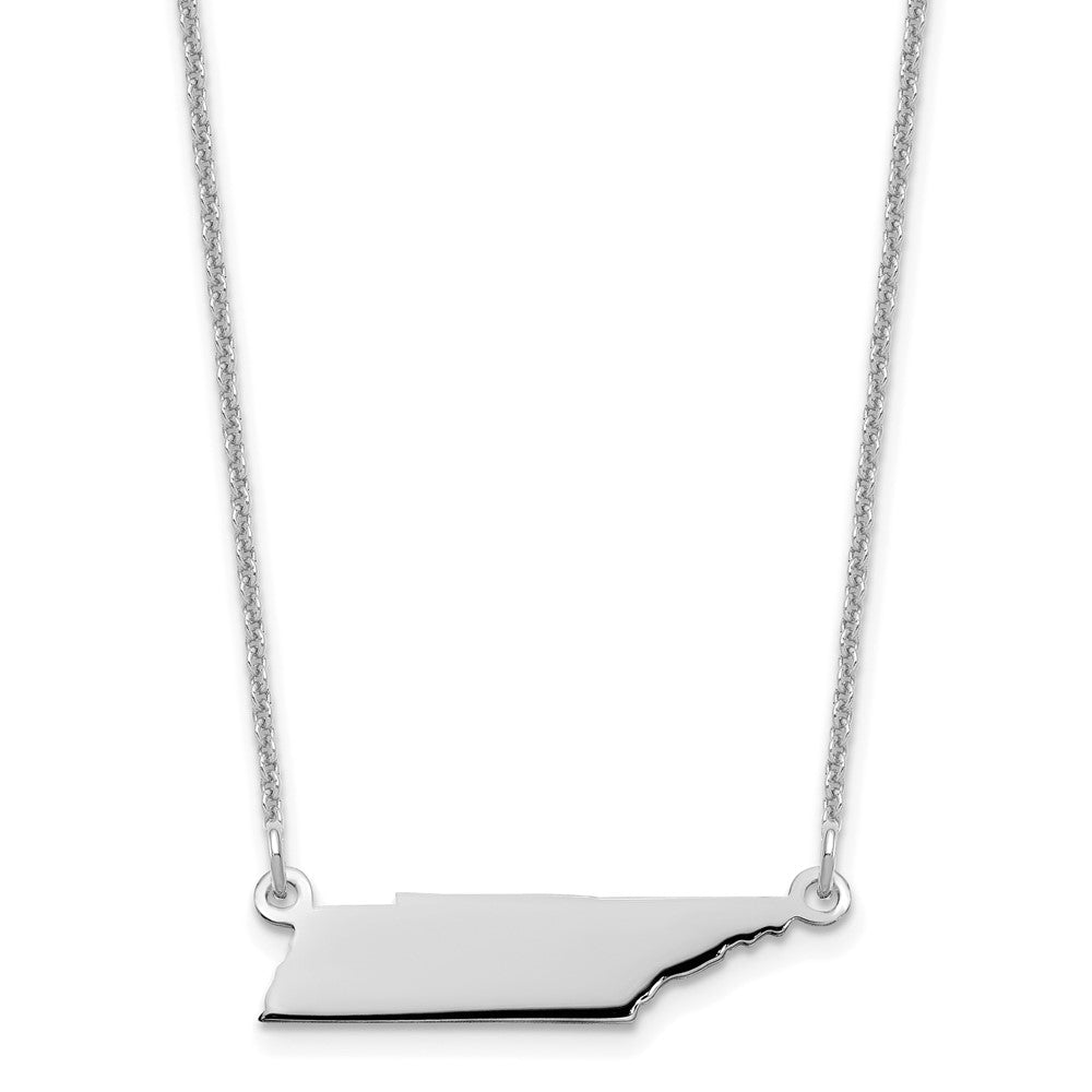 14KW Tennessee State Necklace