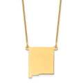 14KY New Mexico State Necklace