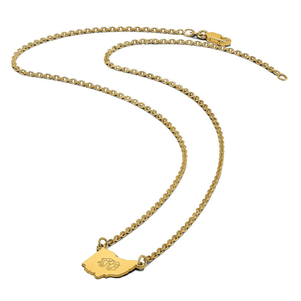 14KY Ohio State Necklace