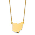 14KY Ohio State Necklace