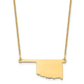 14KY Oklahoma State Necklace