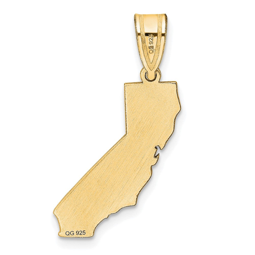 14KY California State Pendant