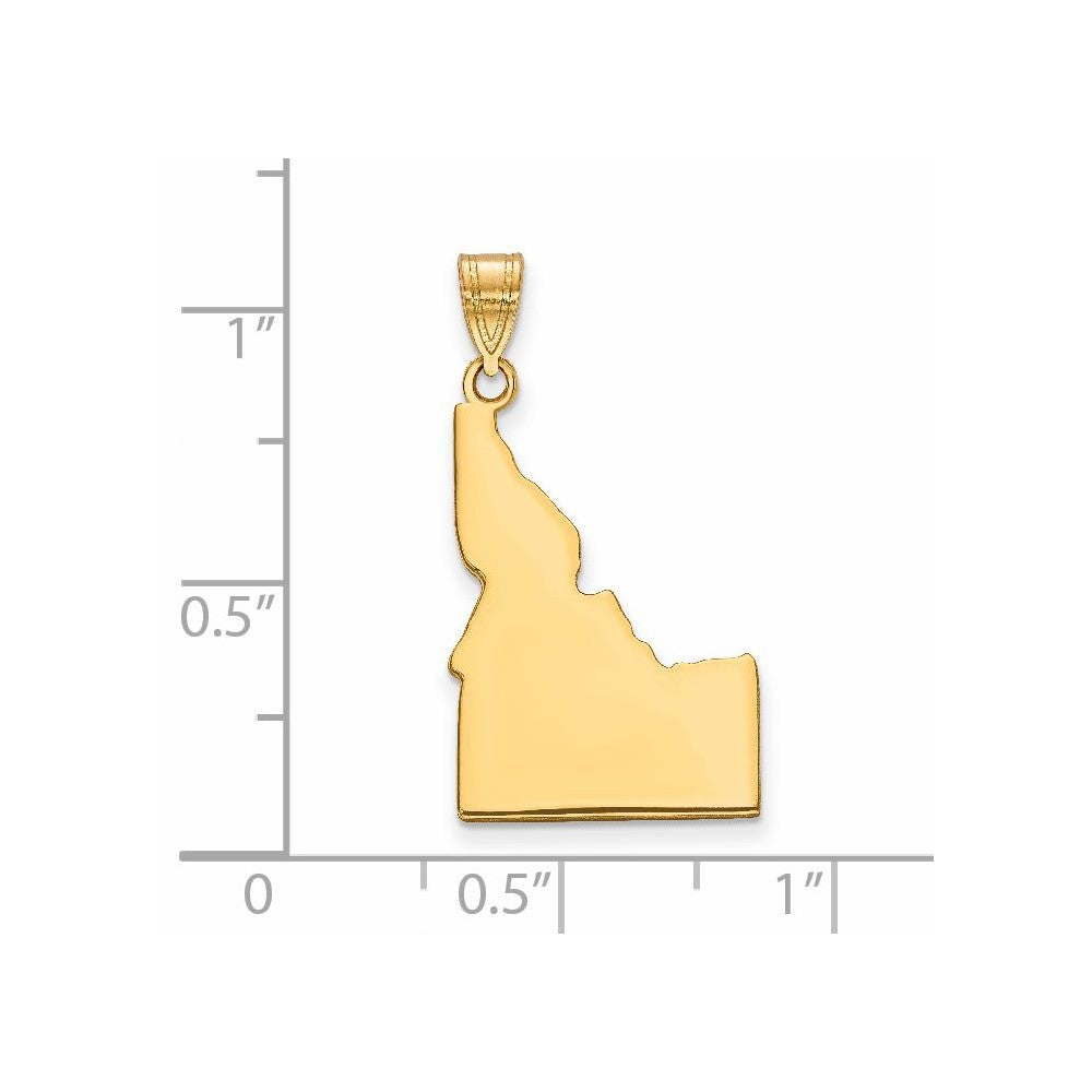 14KY Idaho State Pendant