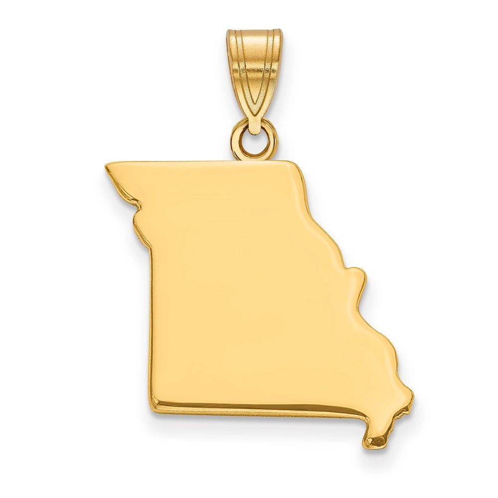 14KY Missouri State Pendant