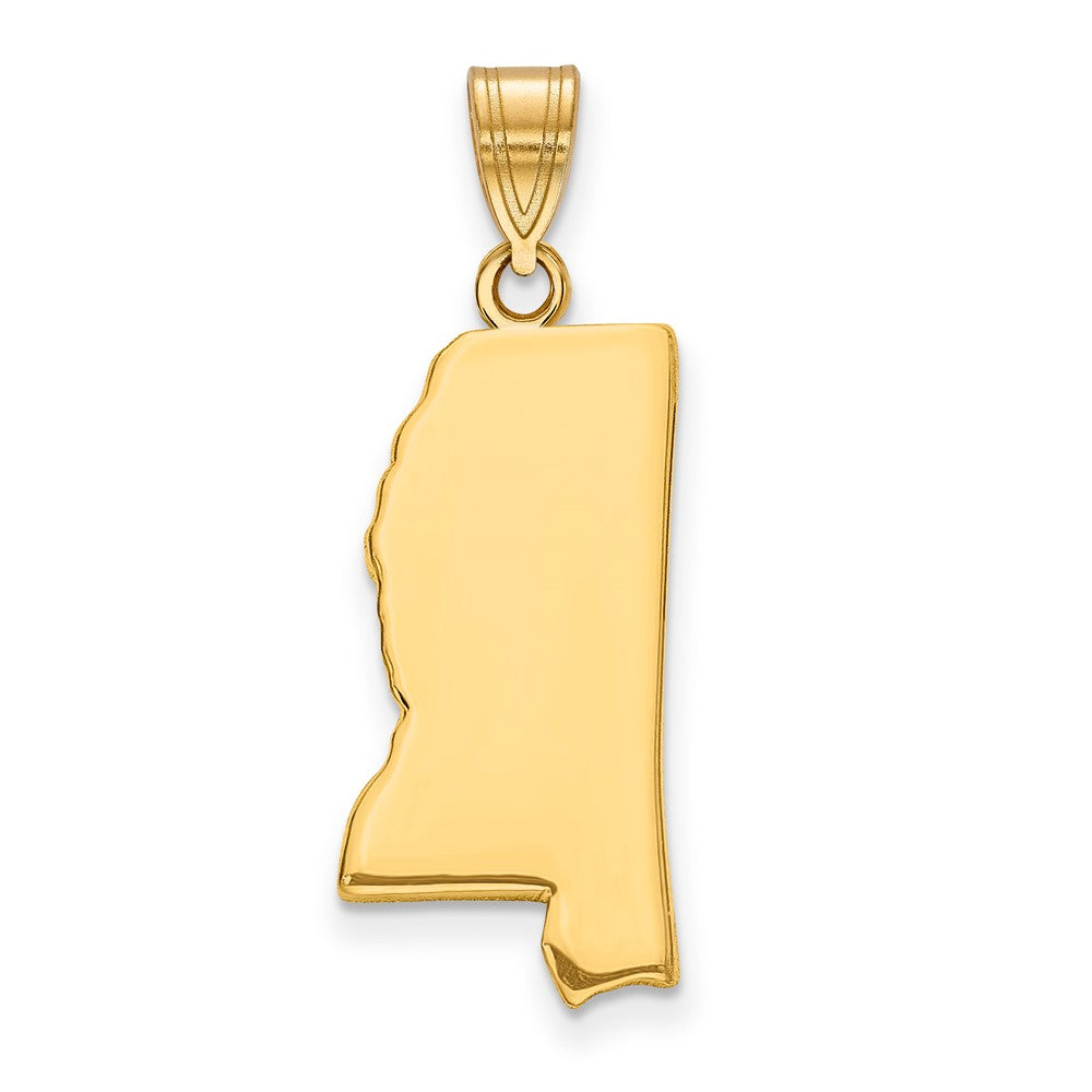 14KY Mississippi State Pendant