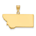 14KY Montana State Pendant