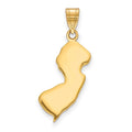 14KY New Jersey State Pendant