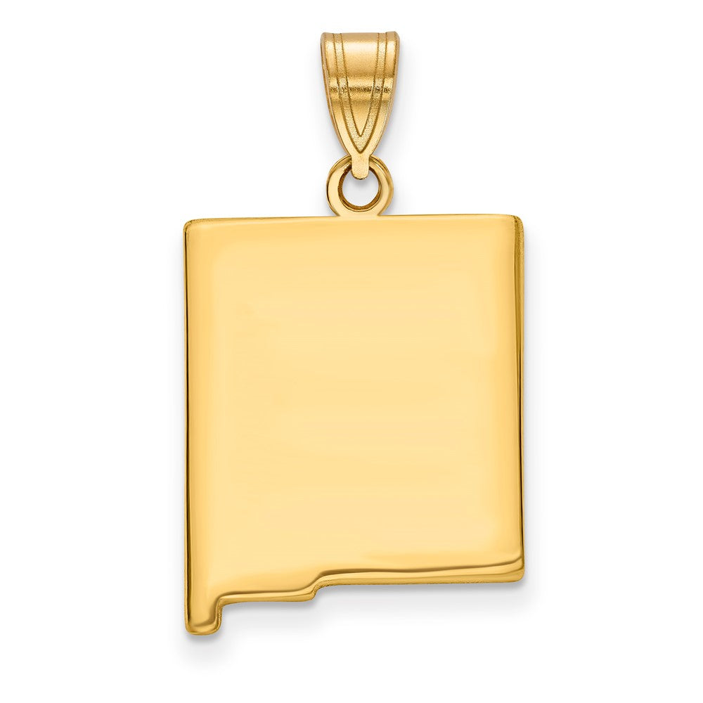 14KY New Mexico State Pendant