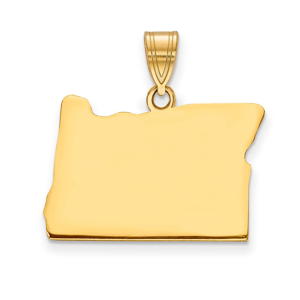 14KY Oregon State Pendant