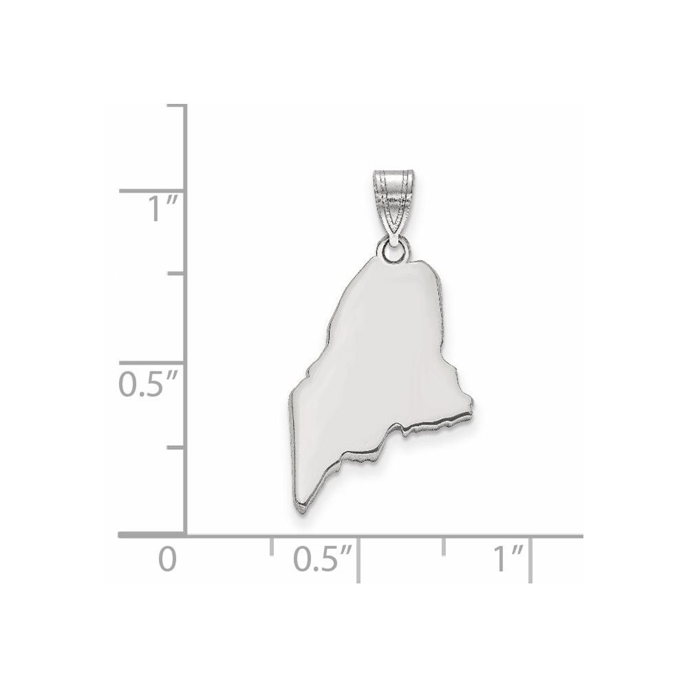 14KW Maine State Pendant