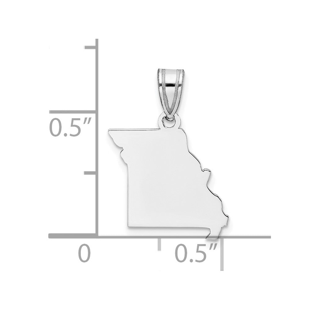14KW Missouri State Pendant