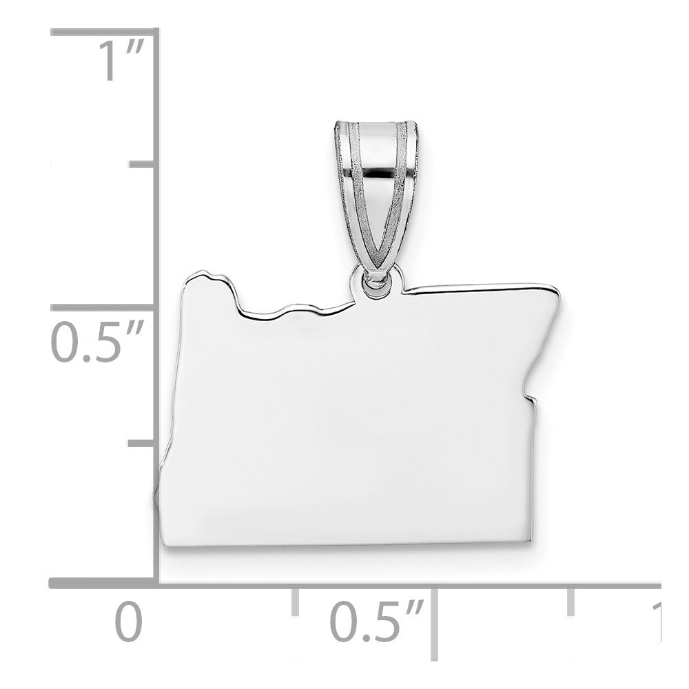 14KW Oregon State Pendant