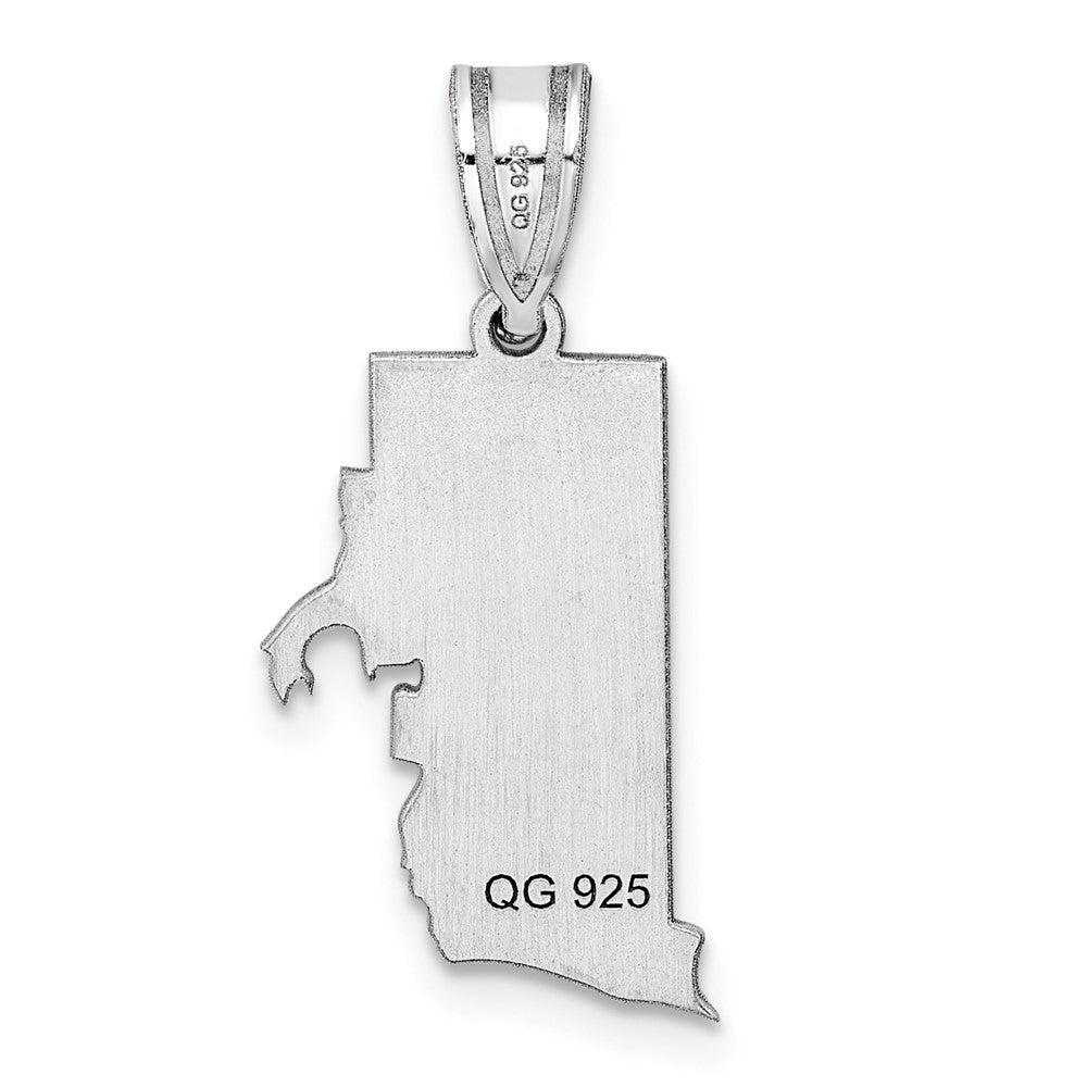 14KW Rhode Island State Pendant