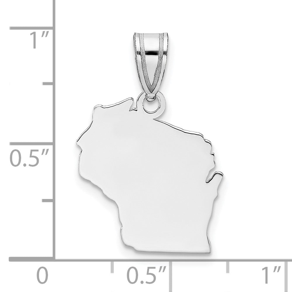 14KW Wisconsin State Pendant