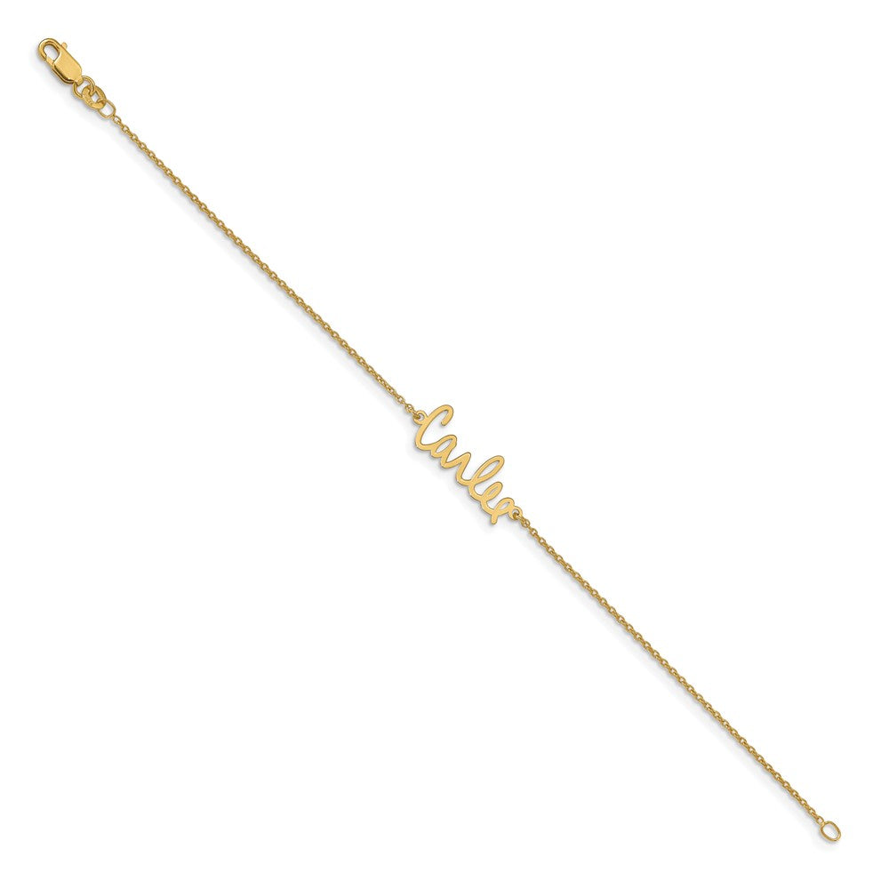 Sterling Silver/Gold-plated Signature Bracelet