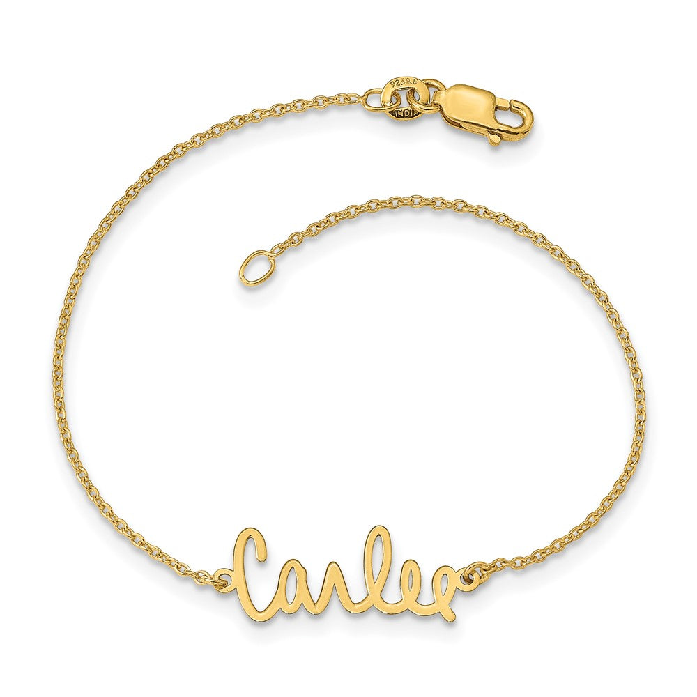 Sterling Silver/Gold-plated Signature Bracelet