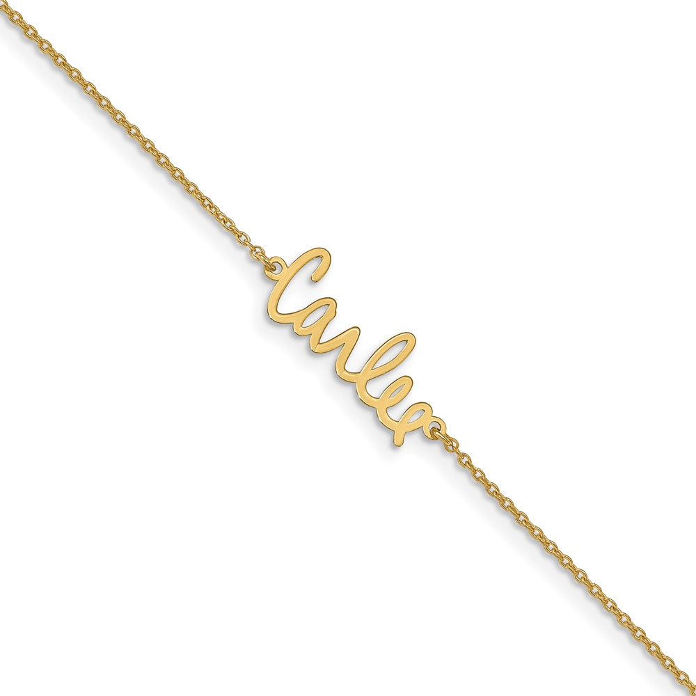 Sterling Silver/Gold-plated Signature Bracelet