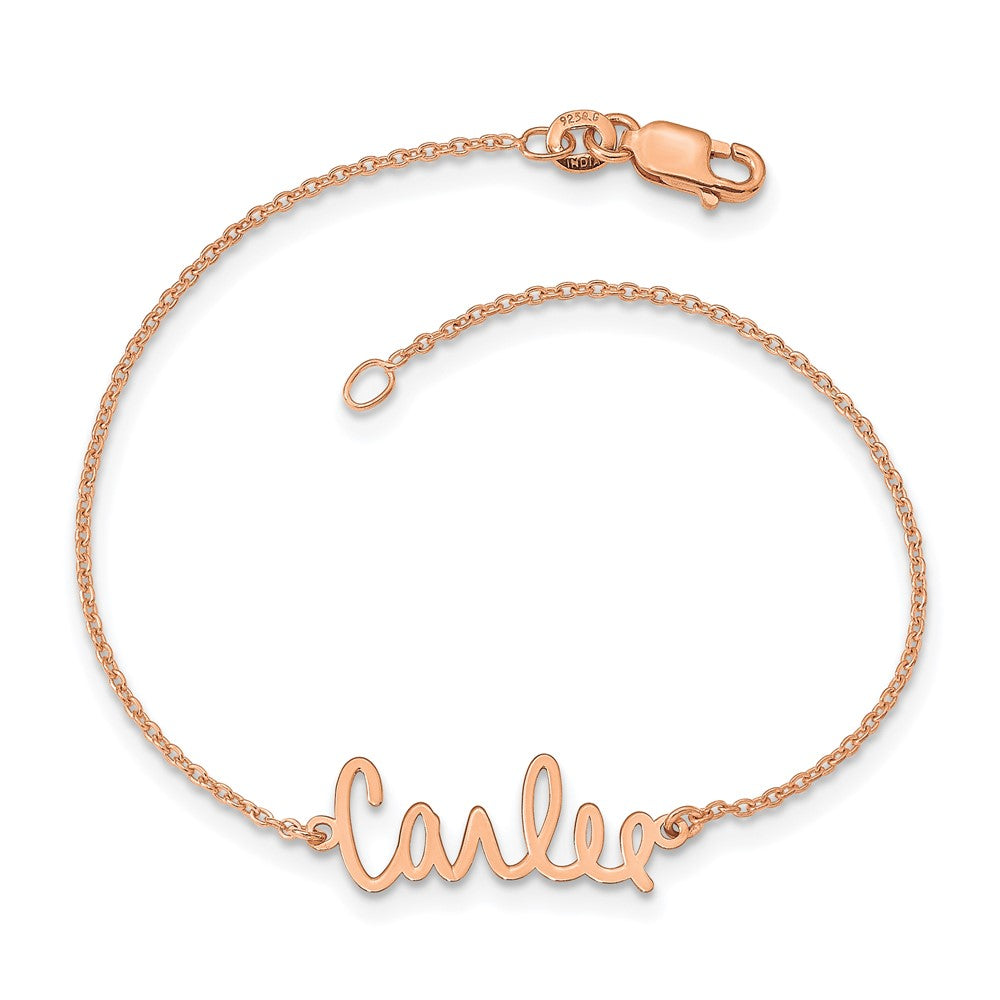14k Rose Gold Signature Bracelet