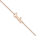 14k Rose Gold Signature Bracelet