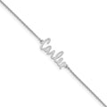 14k White Gold Signature Bracelet