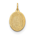 Sterling Silver/Gold-plated Oval Fingerprint Charm