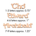 14k Rose Gold Polished Name Plate