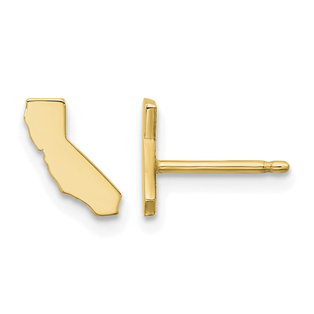 14KY California State Earrings