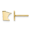 14KY Minnesota State Earrings