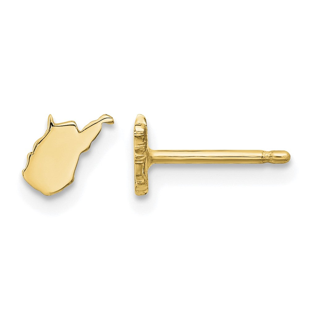 14KY West Virginia State Earrings