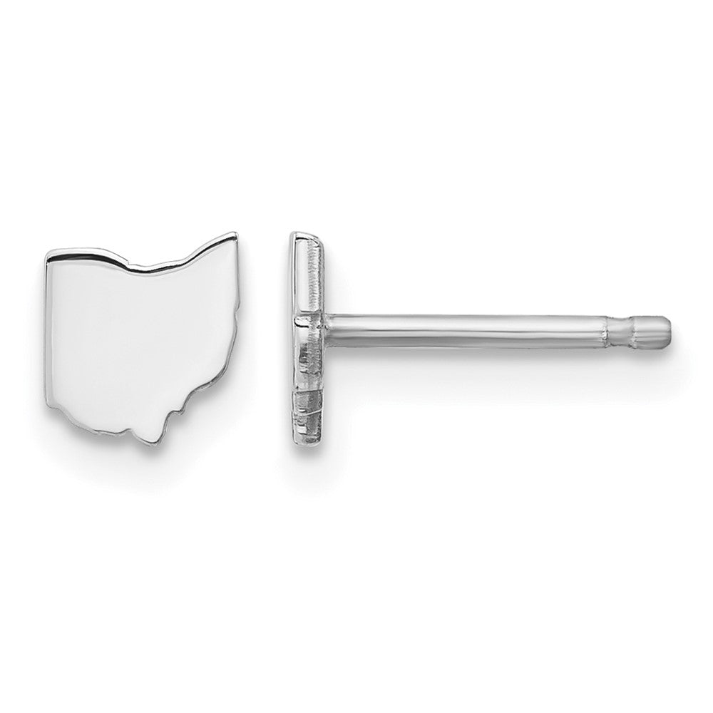 14KW Ohio State Earrings