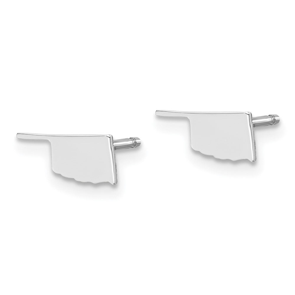 14KW Oklahoma State Earrings