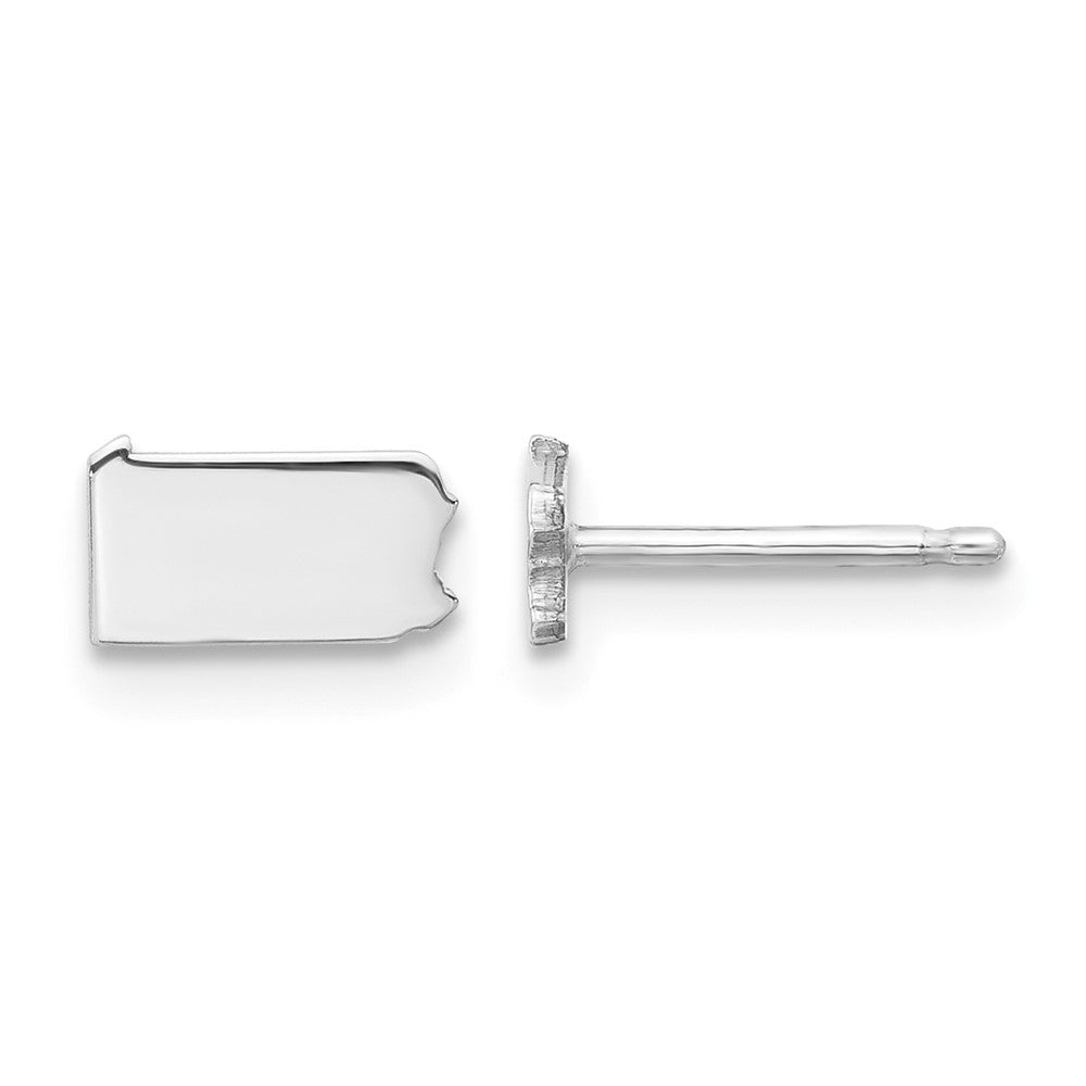 14KW Pennsylvania State Earrings