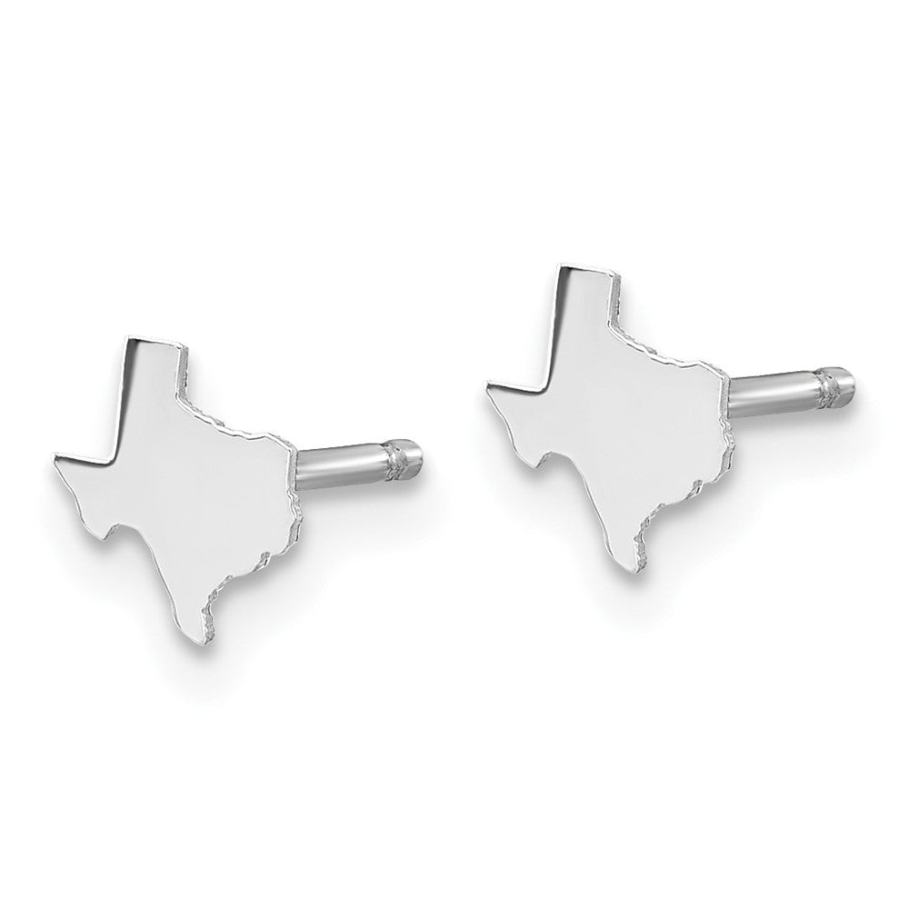 14KW Texas State Earrings