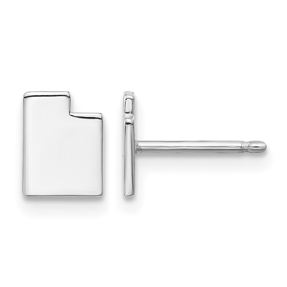 14KW Utah State Earrings