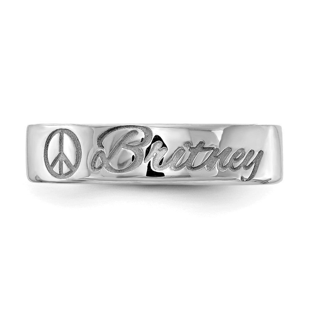 10k White Gold Customized Ring