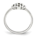 14k White Gold Monogram Ring