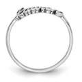10k White Gold Name Plate Ring