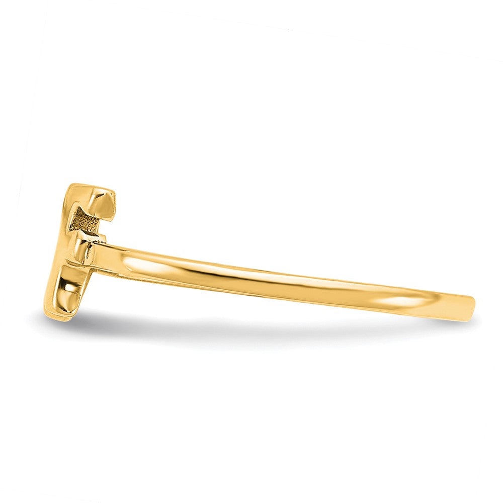 Sterling Silver/Gold-plated Script or Block Font Double Initial Ring