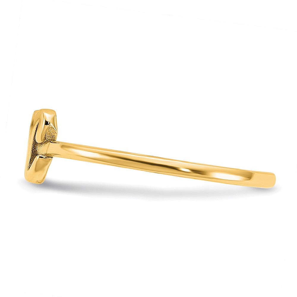 Sterling Silver/Gold-plated Script or Block Font Double Initial Ring