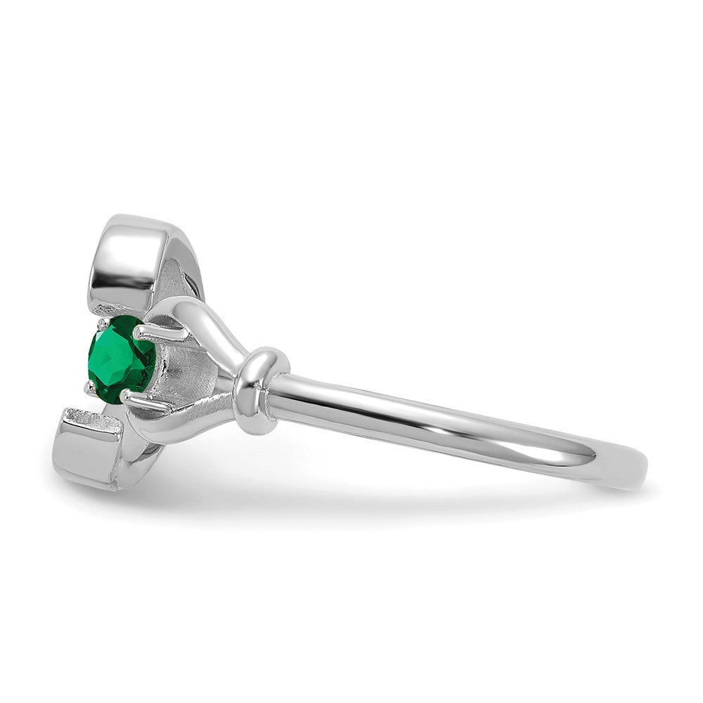14KW Letter C with Birthstone Ring