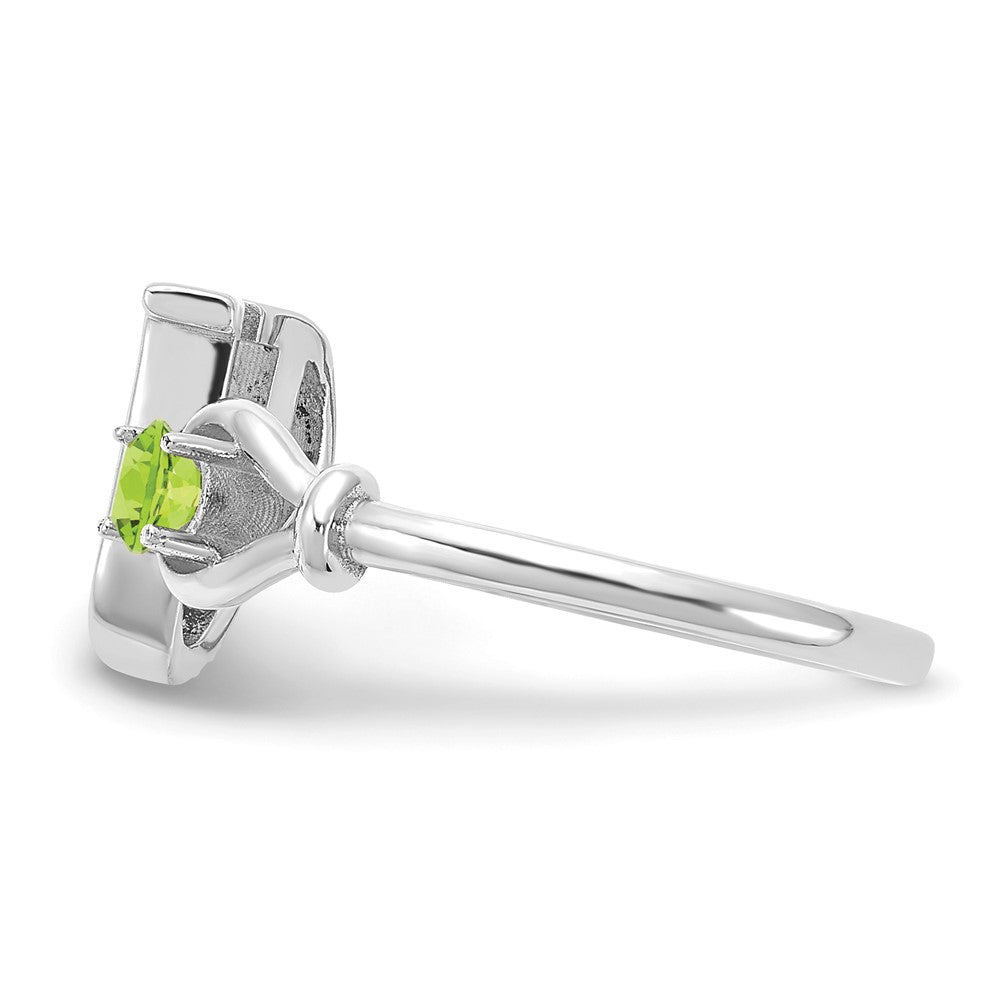 10KW Letter U with Birthstone Ring