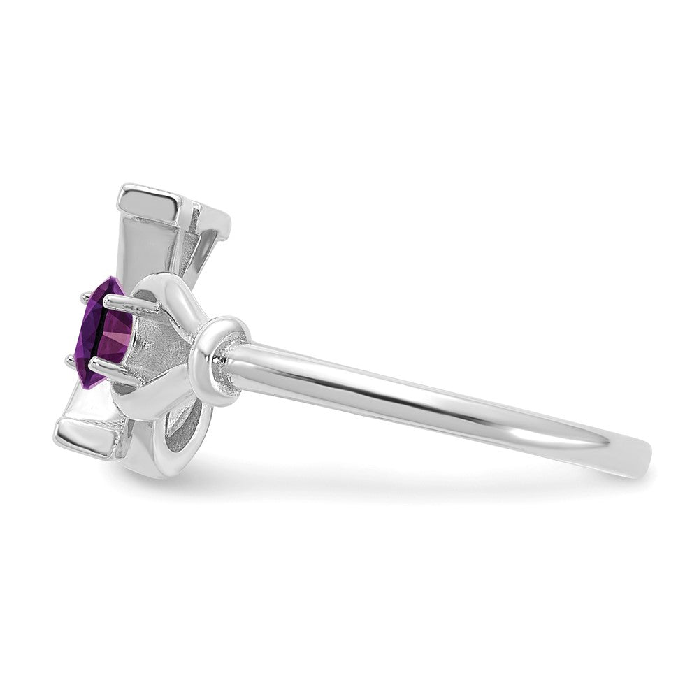 14KW Letter X with Birthstone Rings