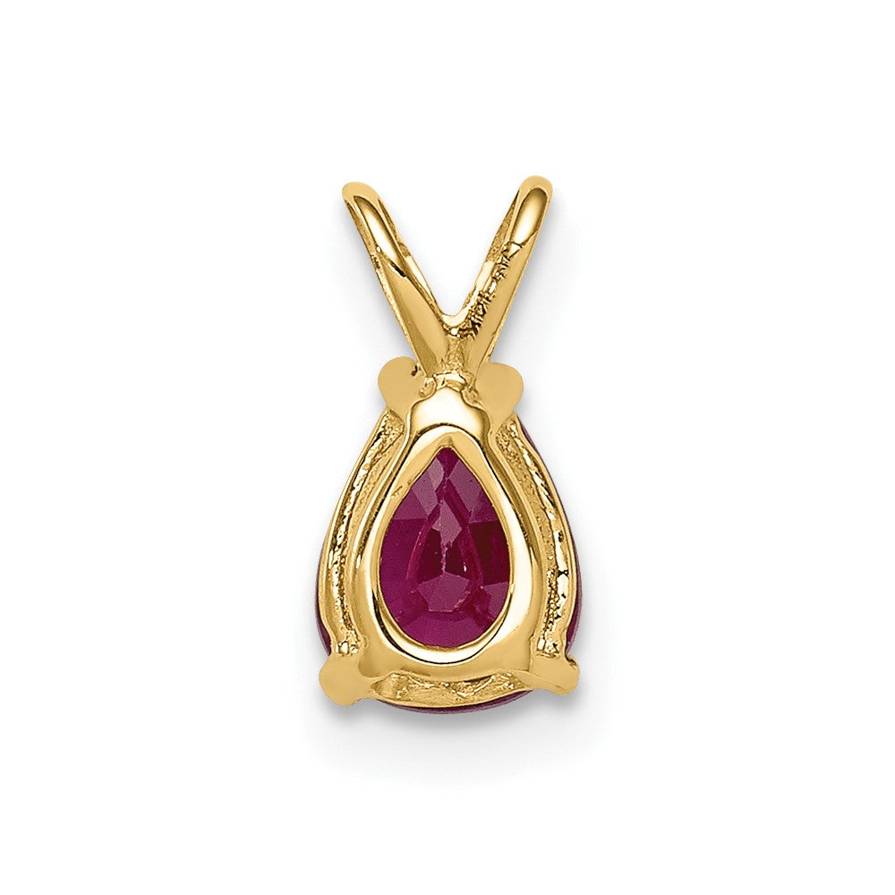 14k Ruby pendant