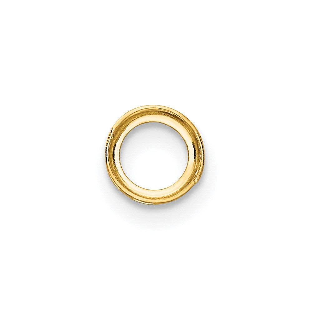 14k 5mm Round Bezel Pendant Mounting